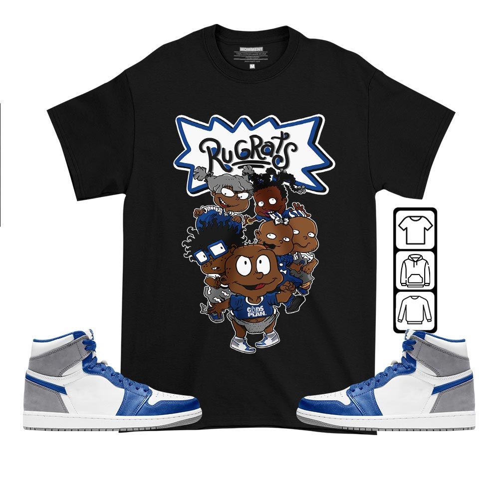 Knock knock Rugrats Sneaker Shirt Match True Blue 1s, Jordan 1 High OG True Blue MKO T-Shirt Knock knock Rugrats Sneaker Shirt Match True Blue 1s, Jordan 1 High OG True Blue MKO T-Shirt
