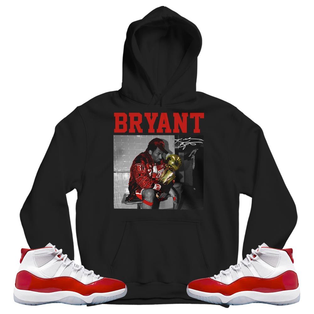 Kobe MVP GOAT Sneaker Shirt Match Cherry 11s, Jordan 11 Retro Cherry MKO T-Shirt