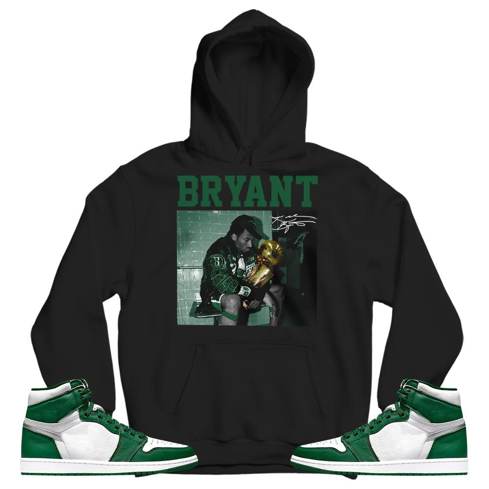 Kobe MVP GOAT Sneaker Shirt Match OG Gorge Green 1s, Jordan 1 Retro High Gorge Green MKO T-Shirt