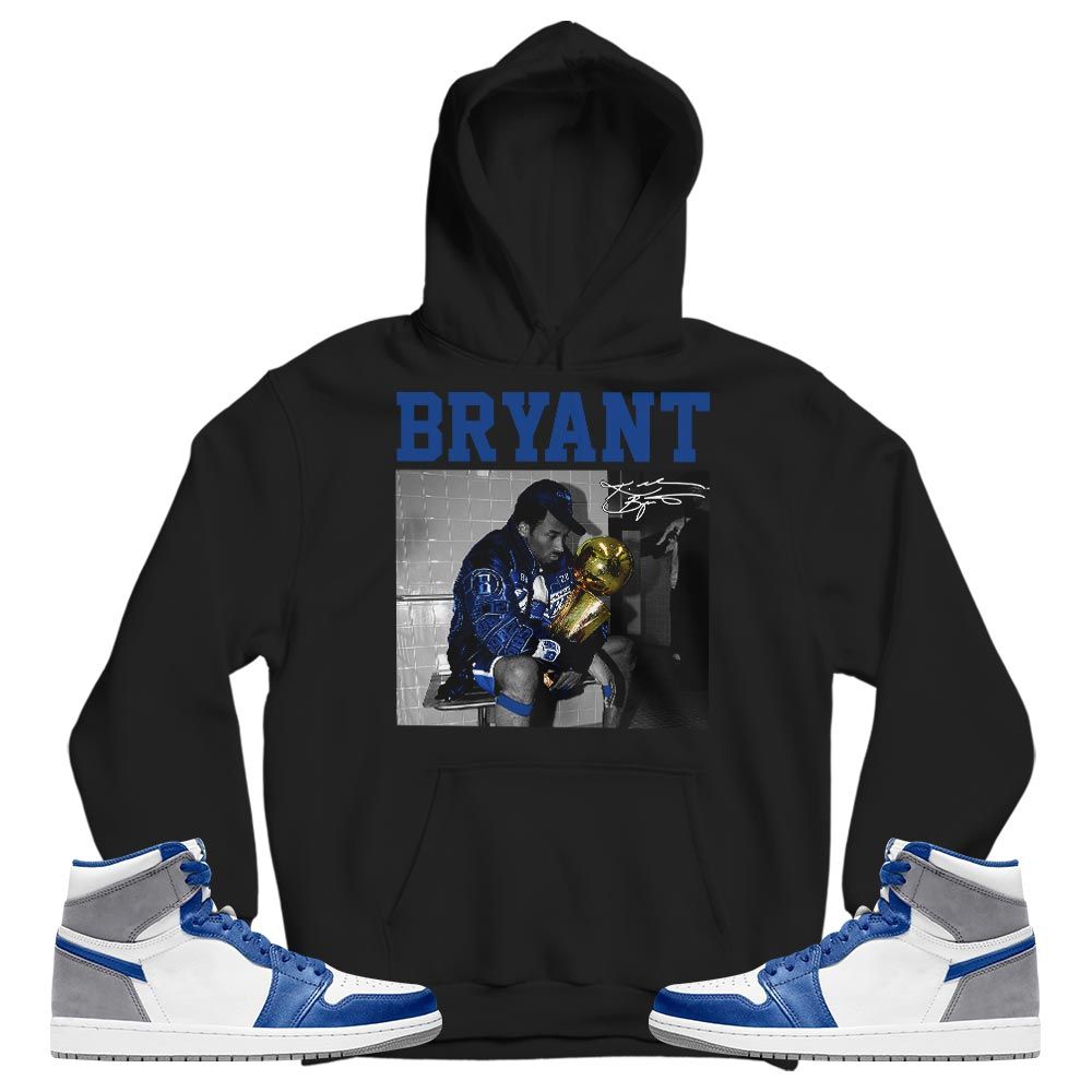 Kobe MVP GOAT Sneaker Shirt Match True Blue 1s, Jordan 1 High OG True Blue MKO T-Shirt