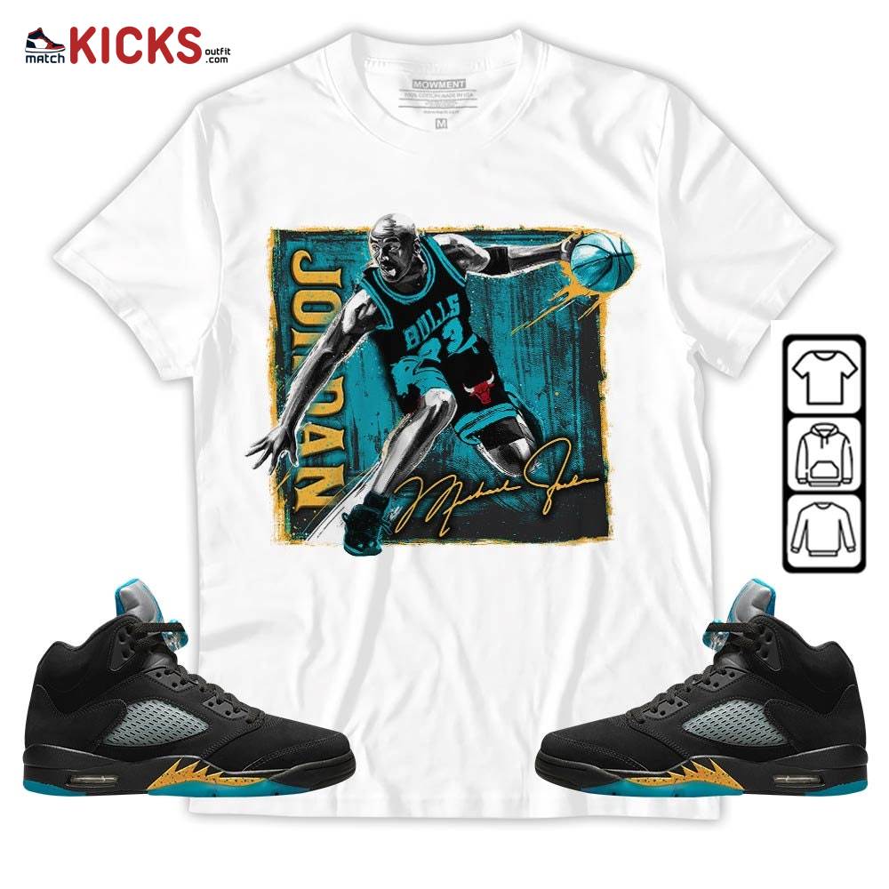 Last Dance Jordan Sneaker Shirt Match 2023 Retro Aqua 5s, Jordan 5 Aqua MKO Sweatshirt Last Dance Jordan Sneaker Shirt Match 2023 Retro Aqua 5s, Jordan 5 Aqua MKO Sweatshirt