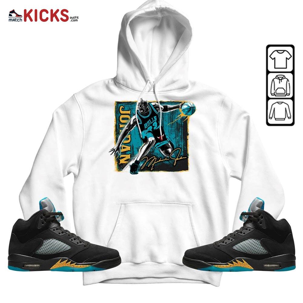 Last Dance Jordan Sneaker Shirt Match 2023 Retro Aqua 5s, Jordan 5 Aqua MKO Sweatshirt Last Dance Jordan Sneaker Shirt Match 2023 Retro Aqua 5s, Jordan 5 Aqua MKO Sweatshirt