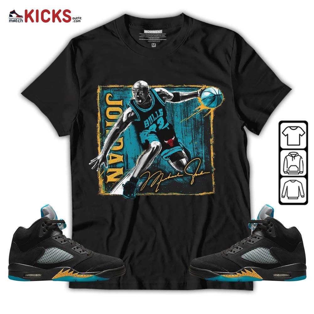 Last Dance Jordan Sneaker Shirt Match 2023 Retro Aqua 5s, Jordan 5 Aqua MKO Sweatshirt Last Dance Jordan Sneaker Shirt Match 2023 Retro Aqua 5s, Jordan 5 Aqua MKO Sweatshirt