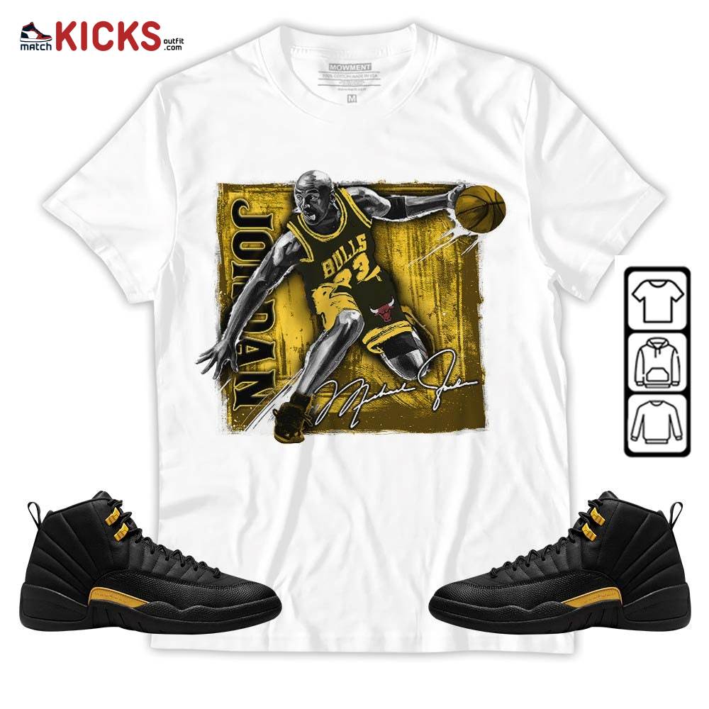 Last Dance Jordan Sneaker Shirt Match Black Taxi 12s, Jordan 12 Retro Black Taxi MKO Sweatshirt