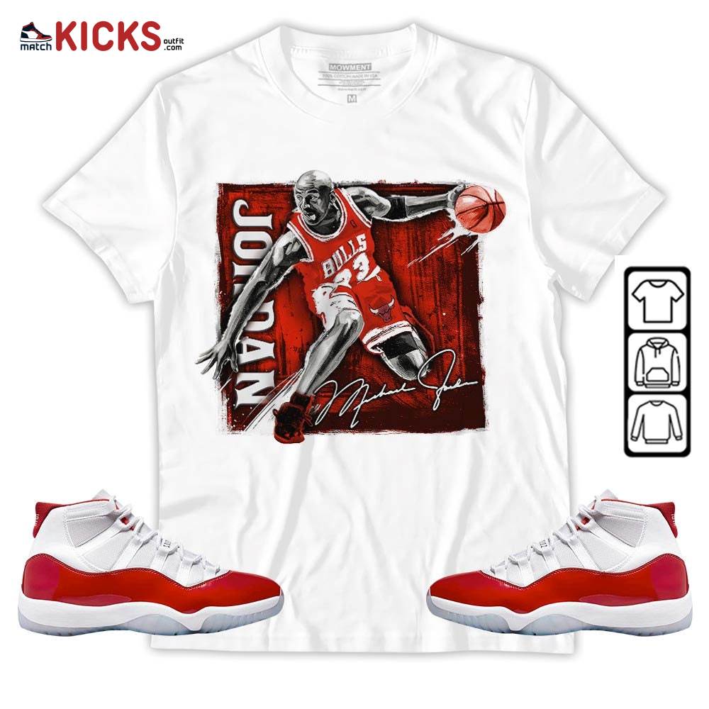 Last Dance Jordan Sneaker Shirt Match Cherry 11s, Jordan 11 Retro Cherry MKO T-Shirt Last Dance Jordan Sneaker Shirt Match Cherry 11s, Jordan 11 Retro Cherry MKO T-Shirt