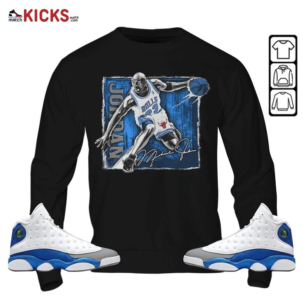 Last Dance Jordan Sneaker Shirt Match French Blue 13s, Jordan 13 French Blue MKO T-Shirt Last Dance Jordan Sneaker Shirt Match French Blue 13s, Jordan 13 French Blue MKO T-Shirt