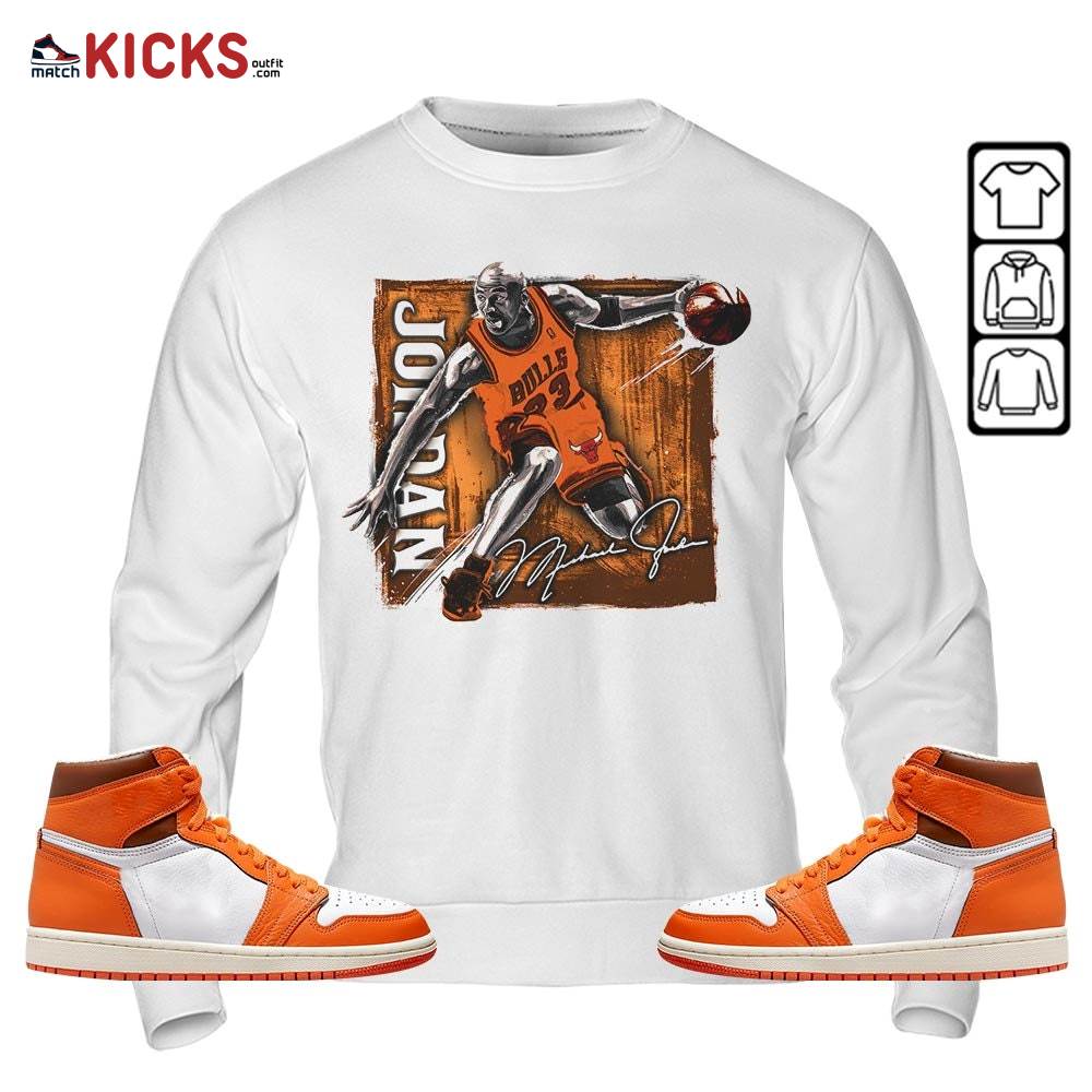 Last Dance Jordan Sneaker Shirt Match High OG Starfish 1s, Jordan 1 Retro High OG Starfish MKO Sweatshirt Last Dance Jordan Sneaker Shirt Match High OG Starfish 1s, Jordan 1 Retro High OG Starfish MKO Sweatshirt