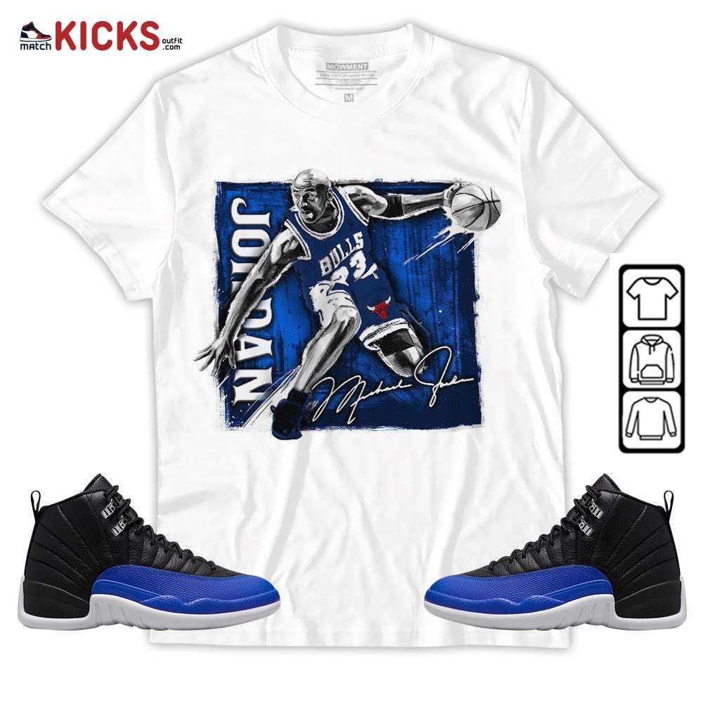 Last Dance Jordan Sneaker Shirt Match Hyper Royal 12s, Jordan 12 Hyper Royal MKO Hoodie Last Dance Jordan Sneaker Shirt Match Hyper Royal 12s, Jordan 12 Hyper Royal MKO Hoodie