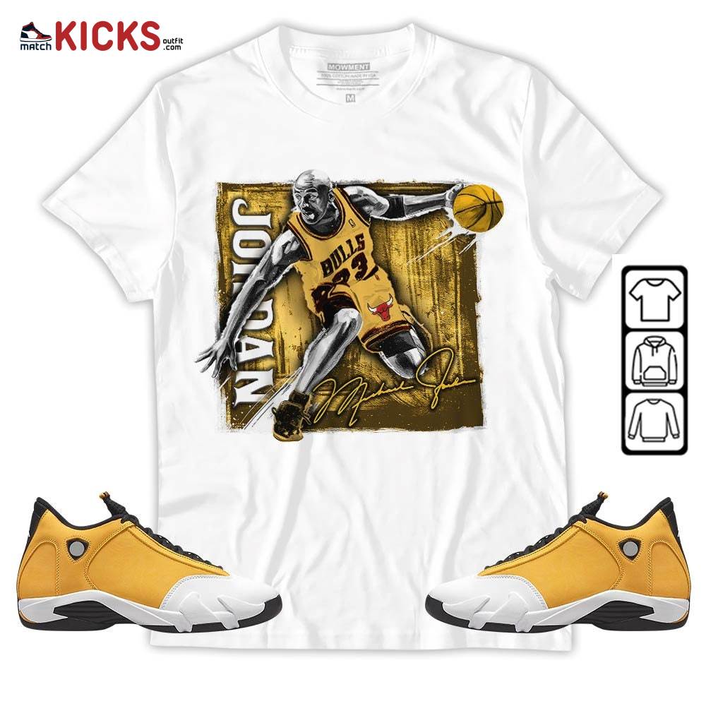 Last Dance Jordan Sneaker Shirt Match Light Ginger 14s, Jordan 14 Retro Light Ginger MKO T-Shirt Last Dance Jordan Sneaker Shirt Match Light Ginger 14s, Jordan 14 Retro Light Ginger MKO T-Shirt