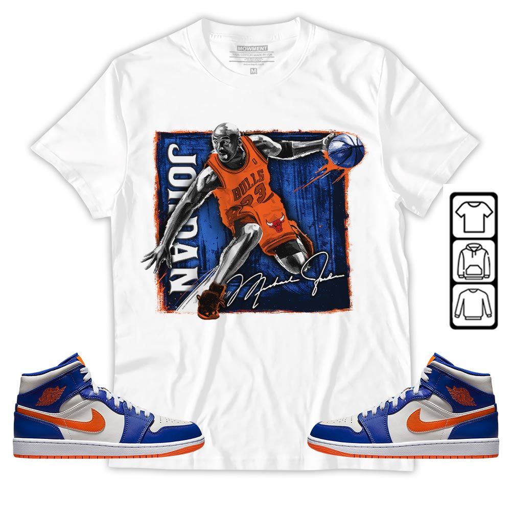 Last Dance Jordan Sneaker Shirt Match Mid Knicks 1s, Jordan 1 Mid Knicks MKO T-Shirt Last Dance Jordan Sneaker Shirt Match Mid Knicks 1s, Jordan 1 Mid Knicks MKO T-Shirt