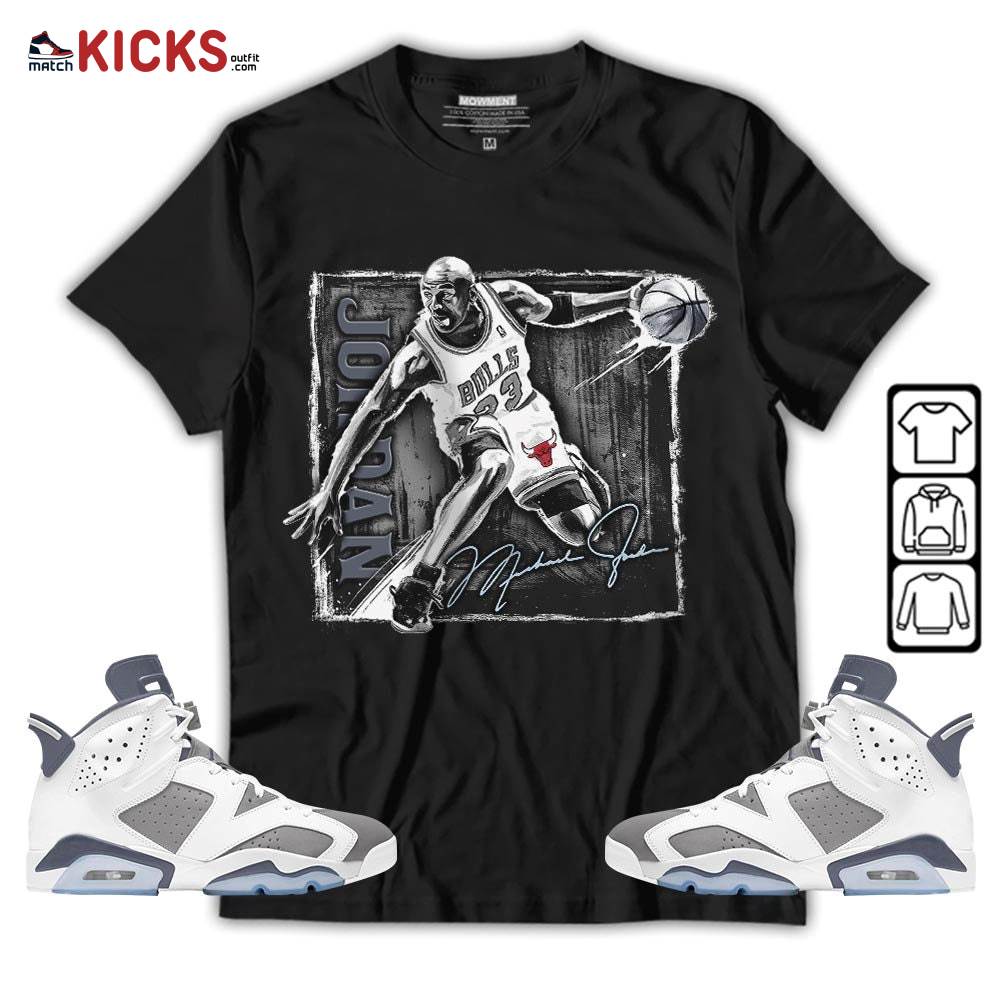 Last Dance Jordan Sneaker Shirt Match Retro Cool Grey 6s, Jordan 6 Cool Grey MKO T-Shirt
