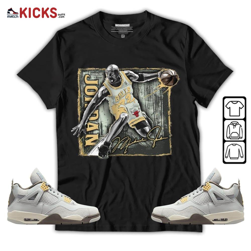 Last Dance Jordan Sneaker Shirt Match Retro Craft 4s, Jordan 4 Craft Photon Dust MKO T-Shirt