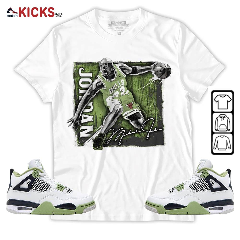 Last Dance Jordan Sneaker Shirt Match Retro Oil Green 4s, Jordan 4 Oil Green MKO T-Shirt Last Dance Jordan Sneaker Shirt Match Retro Oil Green 4s, Jordan 4 Oil Green MKO T-Shirt
