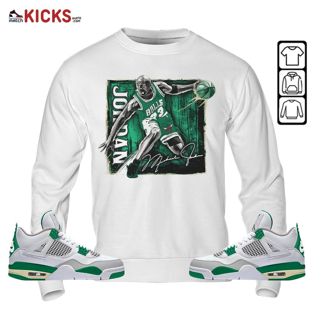 Last Dance Jordan Sneaker Shirt Match Retro Pine Green 4s, Jordan 4 Pine Green MKO Sweatshirt Last Dance Jordan Sneaker Shirt Match Retro Pine Green 4s, Jordan 4 Pine Green MKO Sweatshirt