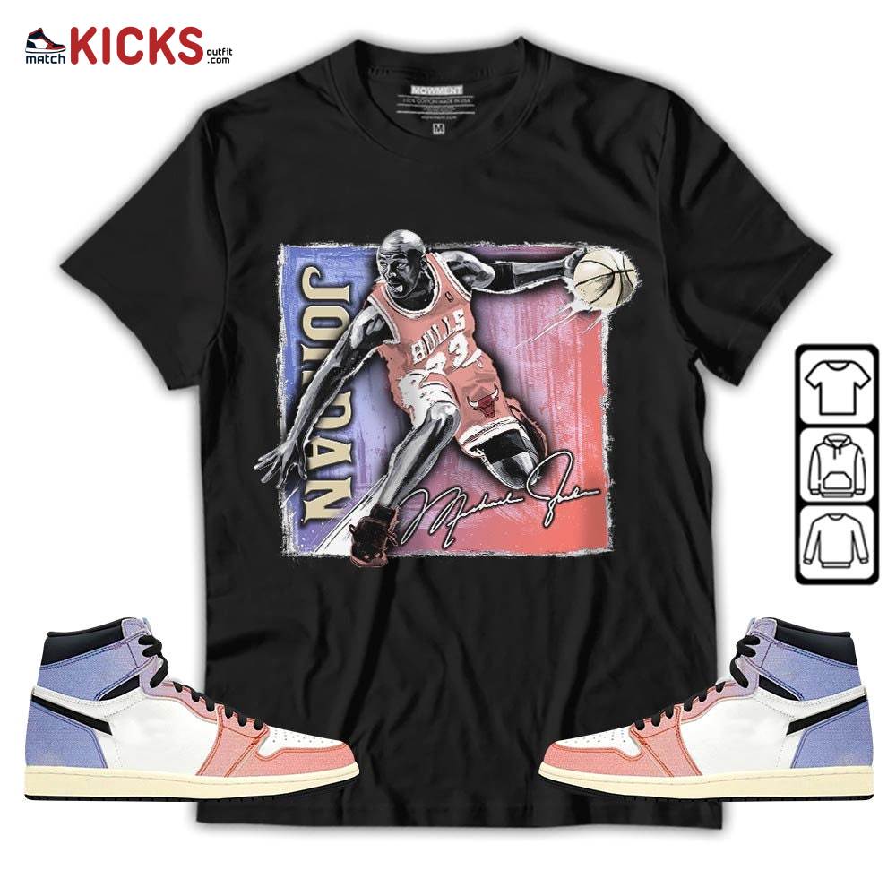 Last Dance Jordan Sneaker Shirt Match Retro Skyline 1s, Jordan 1 High OG Skyline MKO T-Shirt
