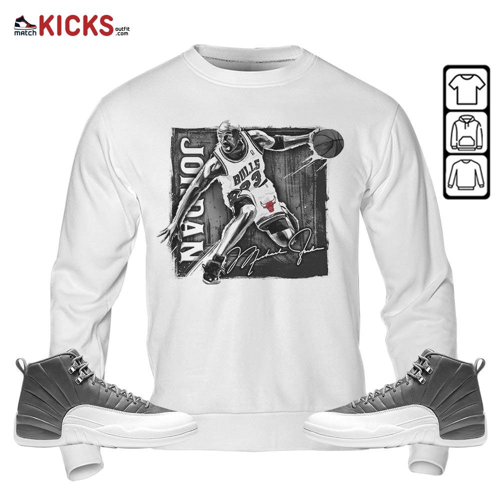 Last Dance Jordan Sneaker Shirt Match Retro Stealth 12s, Jordan 12 Retro Stealth MKO T-Shirt Last Dance Jordan Sneaker Shirt Match Retro Stealth 12s, Jordan 12 Retro Stealth MKO T-Shirt