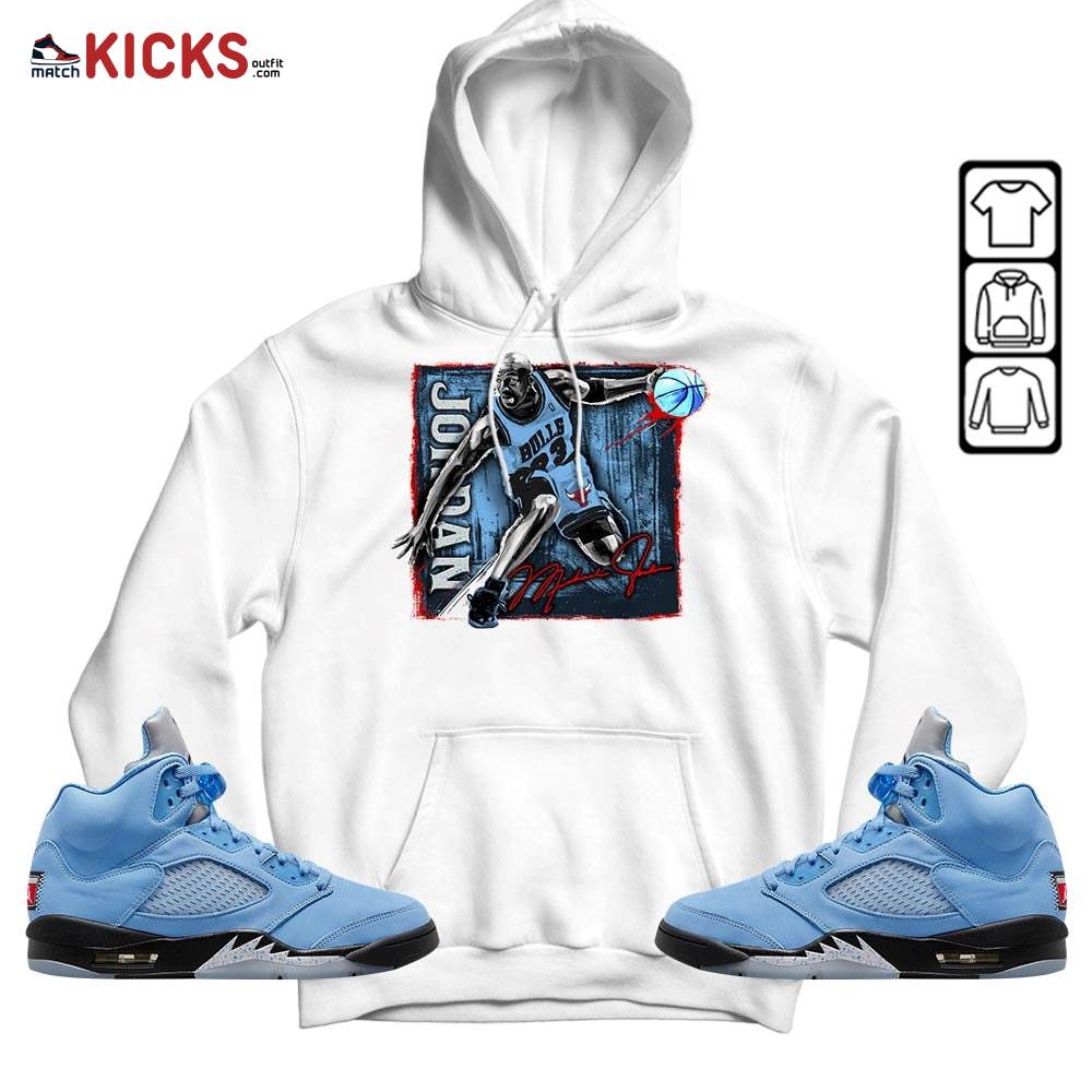 Last Dance Jordan Sneaker Shirt Match Retro University Blue 5s, Jordan 5 University Blue MKO Hoodie Last Dance Jordan Sneaker Shirt Match Retro University Blue 5s, Jordan 5 University Blue MKO Hoodie