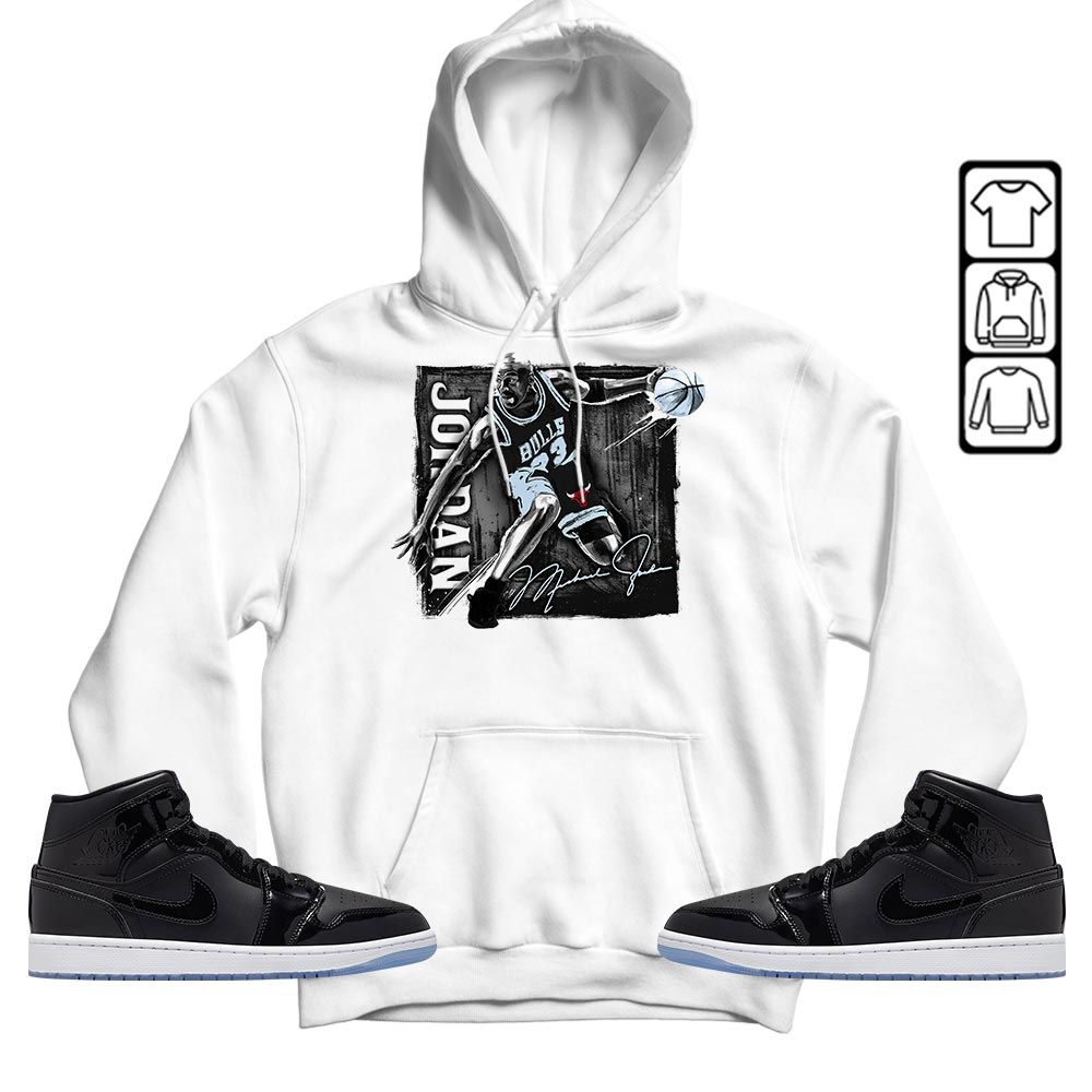 Last Dance Jordan Sneaker Shirt Match Space Jam 1s, Jordan 1 Mid Space Jam MKO T-Shirt