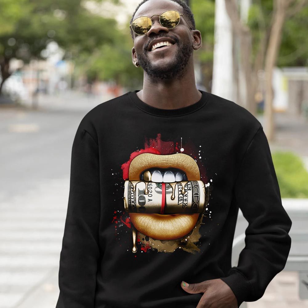Lips with Money Sneaker Shirt Match Air Max 97 Metallic Gold, Air Max 97 Gold Bullet MKO T-Shirt Lips with Money Sneaker Shirt Match Air Max 97 Metallic Gold, Air Max 97 Gold Bullet MKO T-Shirt