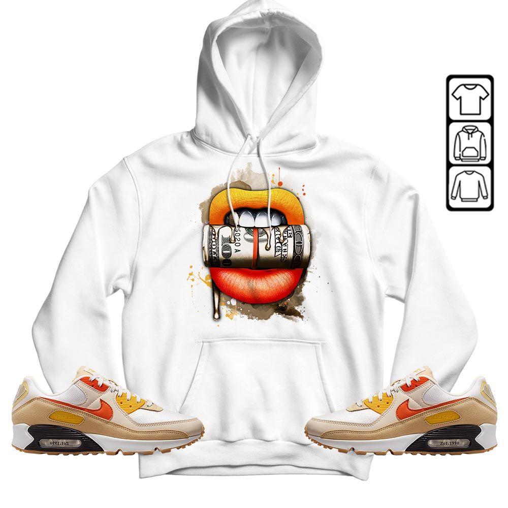 Lips with Money Sneaker Shirt Match Max 90 Barometer, Air Max 90 Air Pressure MKO T-Shirt
