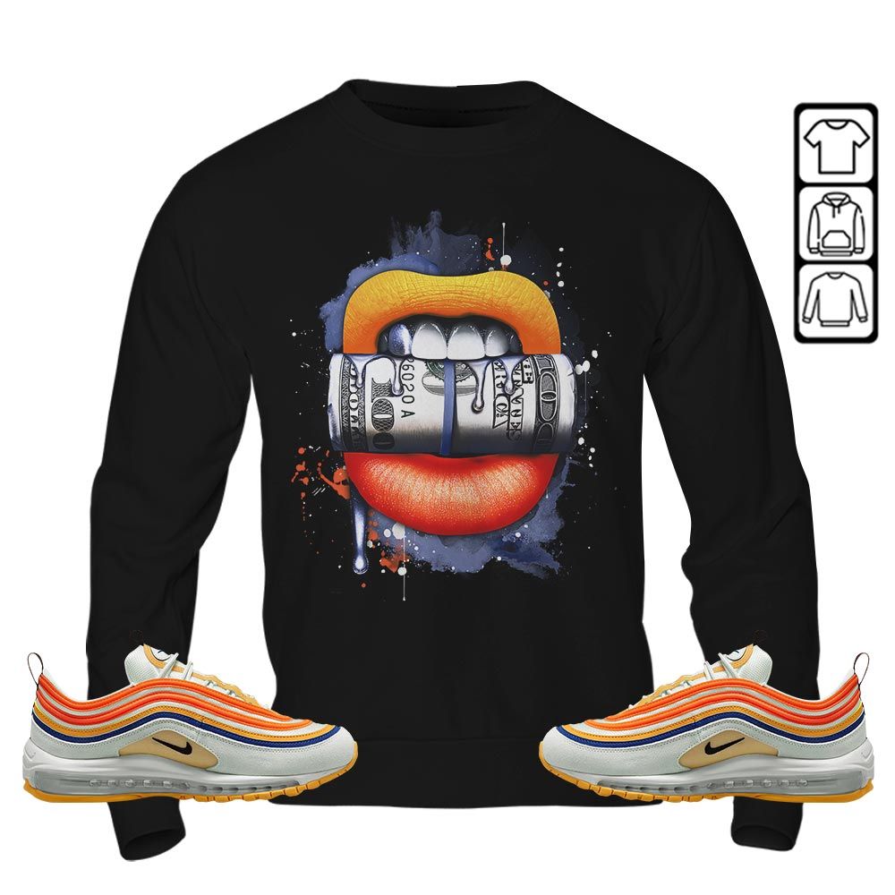 Lips with Money Sneaker Shirt Match Max 97 Frank Rudy, Air Max 97 SE Air Pressure MKO T-Shirt Lips with Money Sneaker Shirt Match Max 97 Frank Rudy, Air Max 97 SE Air Pressure MKO T-Shirt
