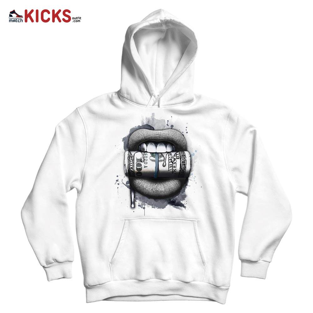 Lips with Money Sneaker Shirt Match Retro Cool Grey 6s, Jordan 6 Cool Grey MKO T-Shirt Lips with Money Sneaker Shirt Match Retro Cool Grey 6s, Jordan 6 Cool Grey MKO T-Shirt