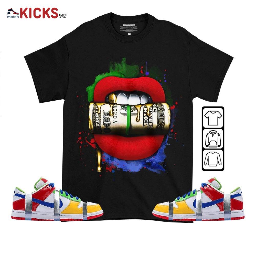 Lips with Money Sneaker Shirt Match SB Dunk Low eBay, SB Dunk Low Sandy MKO T-Shirt