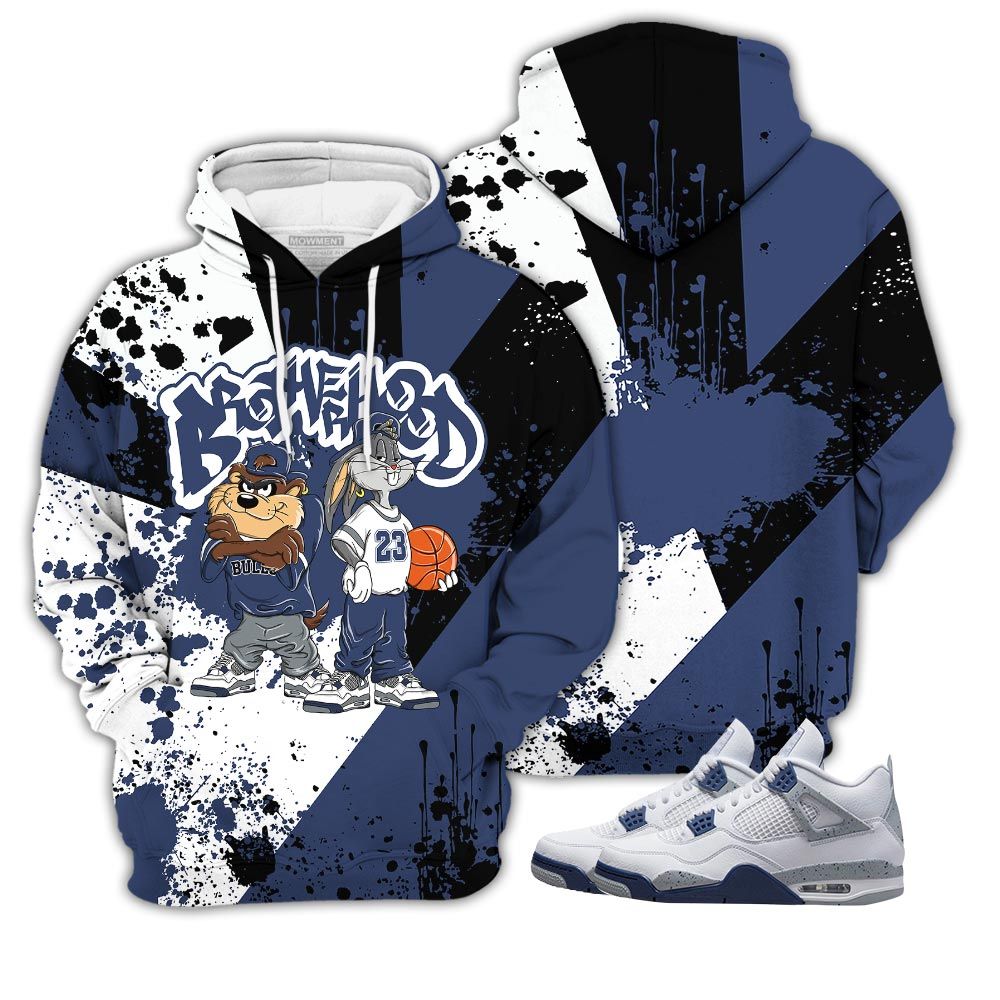 Lover Brotherhood Bunny Tazmanian Sneaker Shirt Match Midnight Navy 4S, Jordan 4 Retro Midnight Navy Hoodie Sweatshirt Tee All Over Print MKO Shirt Lover Brotherhood Bunny Tazmanian Sneaker Shirt Match Midnight Navy 4S, Jordan 4 Retro Midnight Navy Hoodie Sweatshirt Tee All Over Print MKO Shirt