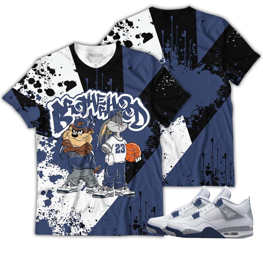 Lover Brotherhood Bunny Tazmanian Sneaker Shirt Match Midnight Navy 4S, Jordan 4 Retro Midnight Navy Hoodie Sweatshirt Tee All Over Print MKO Shirt Lover Brotherhood Bunny Tazmanian Sneaker Shirt Match Midnight Navy 4S, Jordan 4 Retro Midnight Navy Hoodie Sweatshirt Tee All Over Print MKO Shirt