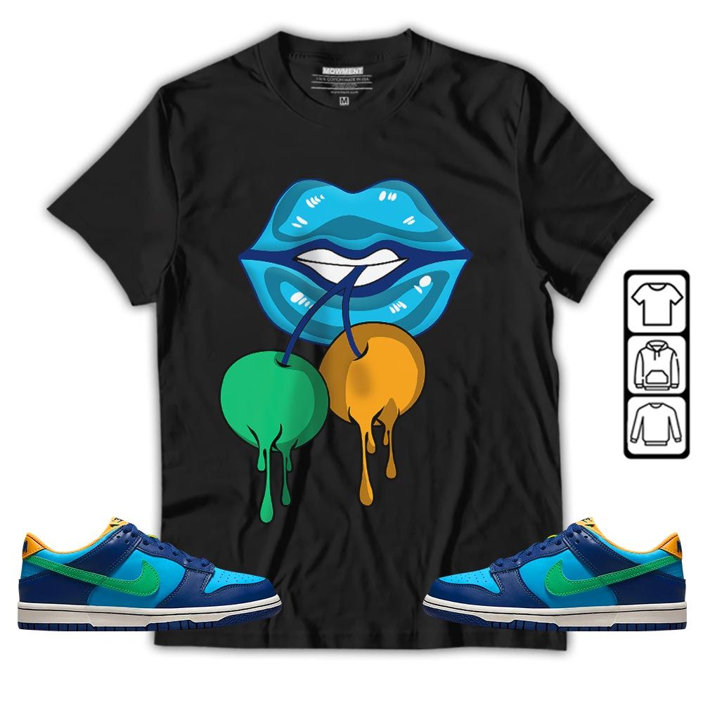 Luscious Lips Dripping Sneaker Shirt Match Dunk Low GS Kyrie, Dunk Low GS Electric Algae MKO T-Shirt Luscious Lips Dripping Sneaker Shirt Match Dunk Low GS Kyrie, Dunk Low GS Electric Algae MKO T-Shirt