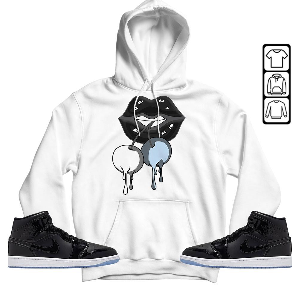 Luscious Lips Dripping Sneaker Shirt Match Space Jam 1s, Jordan 1 Mid Space Jam MKO T-Shirt