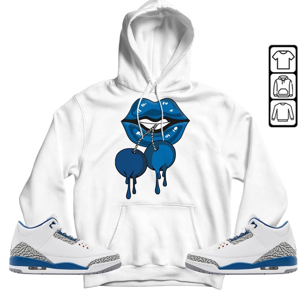 Luscious Lips Dripping Sneaker Shirt Match Wizards 3s, Jordan Retro 3 Wizards MKO T-Shirt