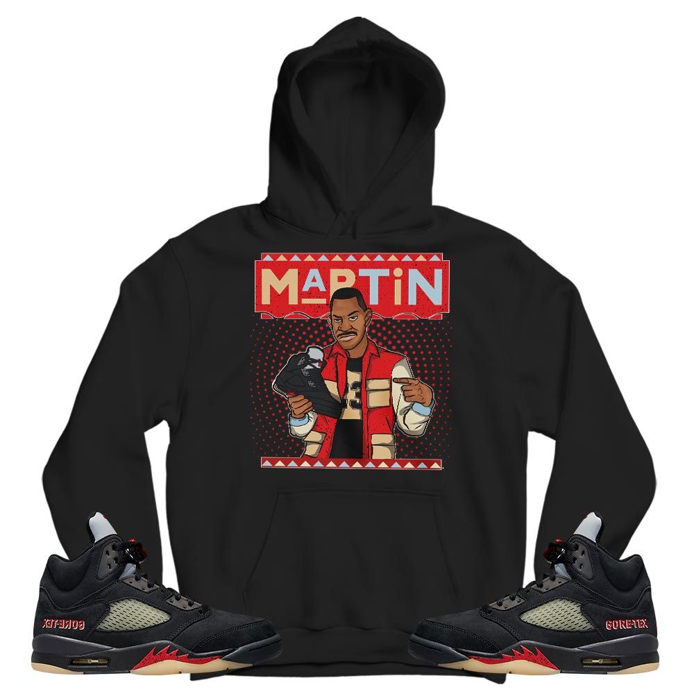 Marin Sneaker Shirt Match Gore-Tex 5s, Jordan 5 GORE-TEX Off Noir MKO T-Shirt