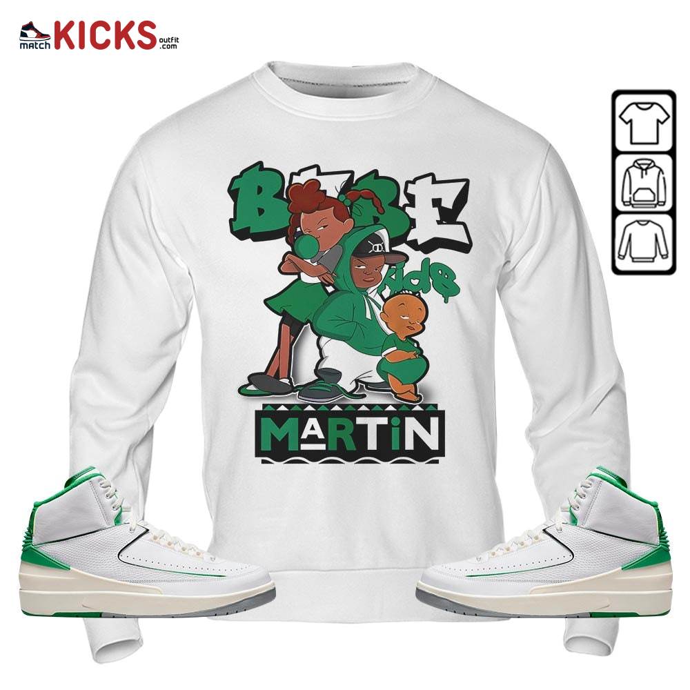 Martin Babe’s Kids 90s Melanin Sneaker Shirt Match Lucky Green 2s, Jordan 2 Lucky Green MKO T-Shirt Martin Babe’s Kids 90s Melanin Sneaker Shirt Match Lucky Green 2s, Jordan 2 Lucky Green MKO T-Shirt