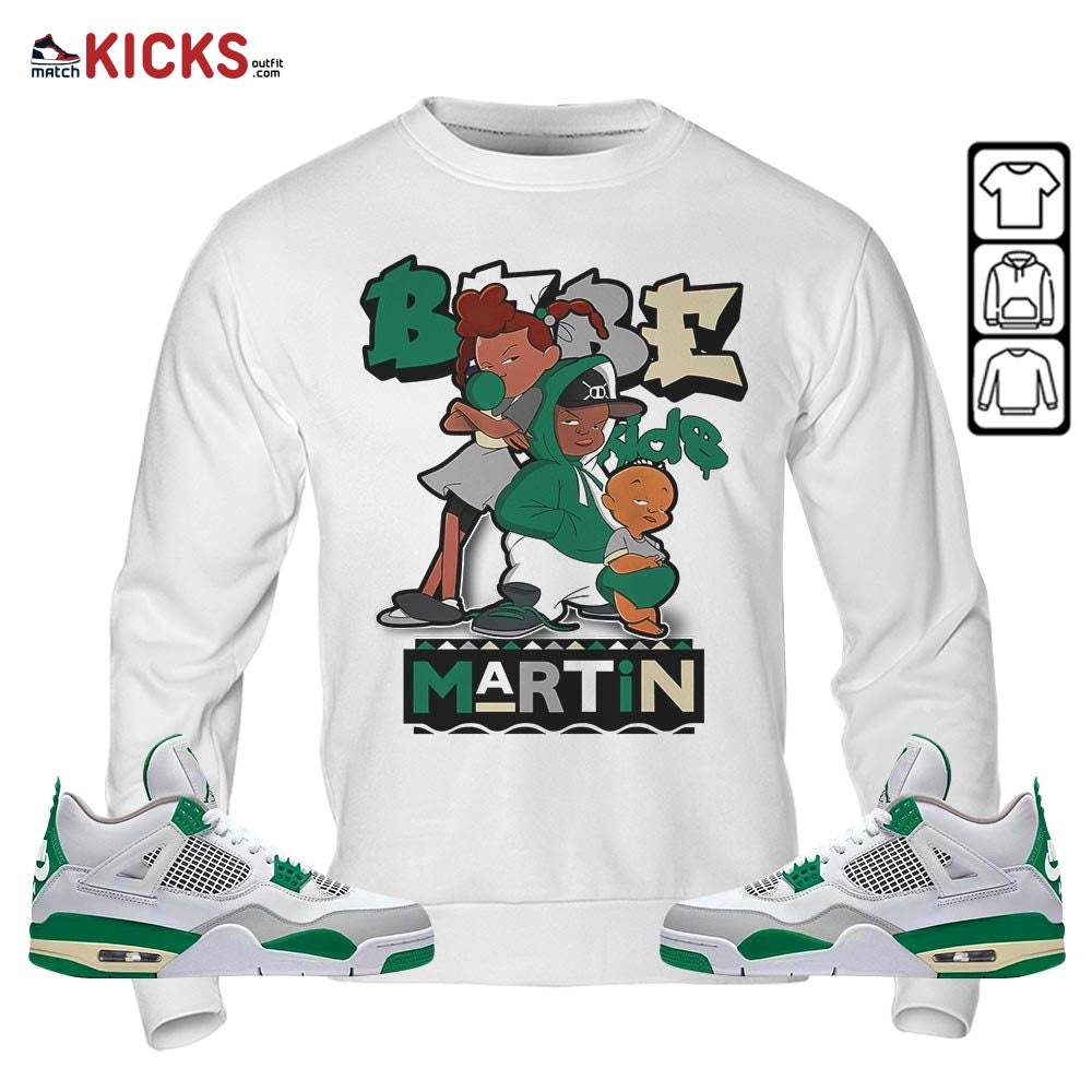 Martin Babe’s Kids 90s Melanin Sneaker Shirt Match Retro Pine Green 4s, Jordan 4 Pine Green MKO Sweatshirt Martin Babe’s Kids 90s Melanin Sneaker Shirt Match Retro Pine Green 4s, Jordan 4 Pine Green MKO Sweatshirt