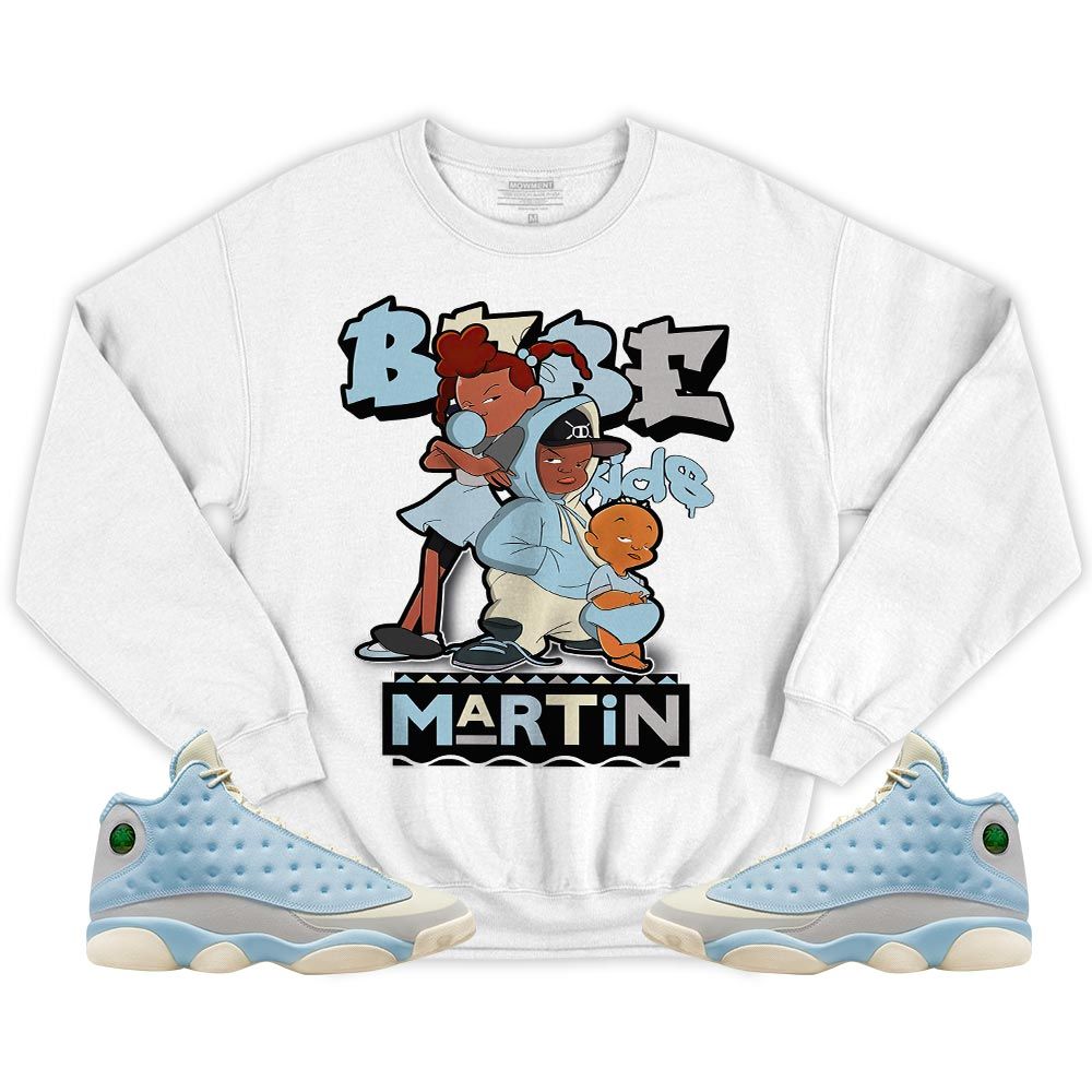 Martin Babes Kids 90s Melanin Sneaker Shirt Match SoleFly 13s, Jordan 13 Retro SoleFly MKO T-Shirt Martin Babes Kids 90s Melanin Sneaker Shirt Match SoleFly 13s, Jordan 13 Retro SoleFly MKO T-Shirt