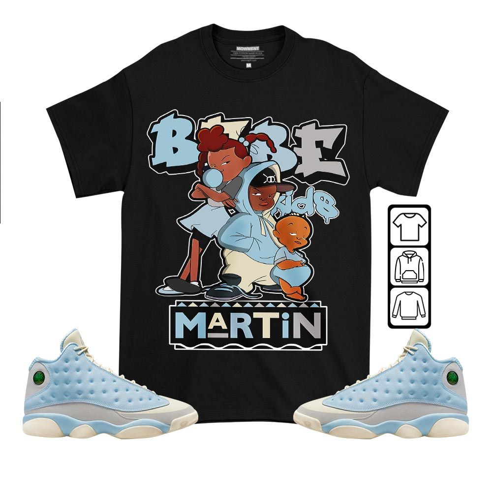 Martin Babes Kids 90s Melanin Sneaker Shirt Match SoleFly 13s, Jordan 13 Retro SoleFly MKO T-Shirt Martin Babes Kids 90s Melanin Sneaker Shirt Match SoleFly 13s, Jordan 13 Retro SoleFly MKO T-Shirt