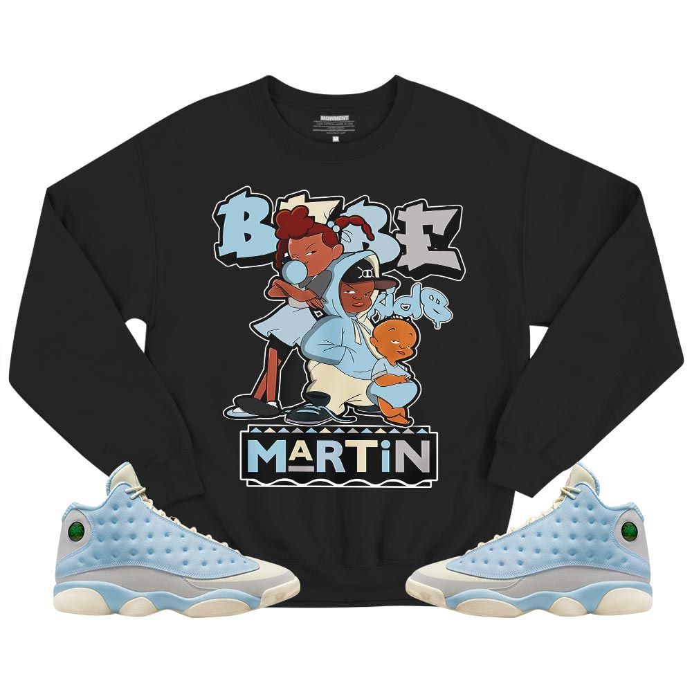 Martin Babes Kids 90s Melanin Sneaker Shirt Match SoleFly 13s, Jordan 13 Retro SoleFly MKO T-Shirt Martin Babes Kids 90s Melanin Sneaker Shirt Match SoleFly 13s, Jordan 13 Retro SoleFly MKO T-Shirt
