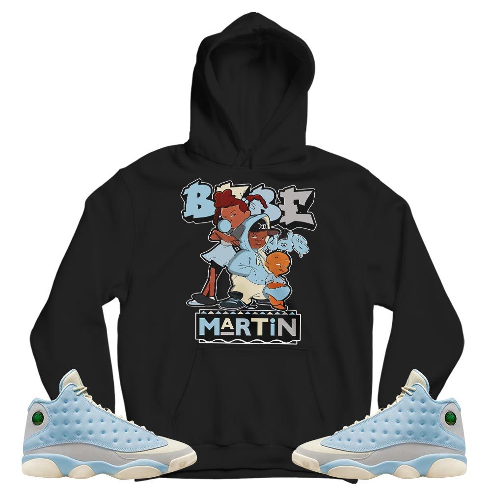 Martin Babes Kids 90s Melanin Sneaker Shirt Match SoleFly 13s, Jordan 13 Retro SoleFly MKO T-Shirt