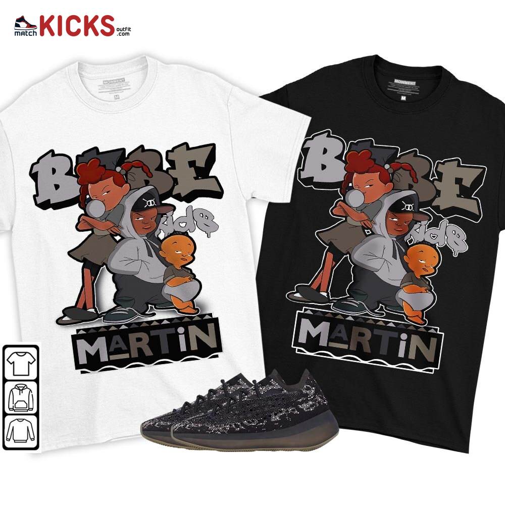 Martin Babe’s Kids 90s Sneaker Shirt Match 380 Onyx Non Reflective, Yeezy Boost 380 Onyx MKO T-Shirt Martin Babe’s Kids 90s Sneaker Shirt Match 380 Onyx Non Reflective, Yeezy Boost 380 Onyx MKO T-Shirt