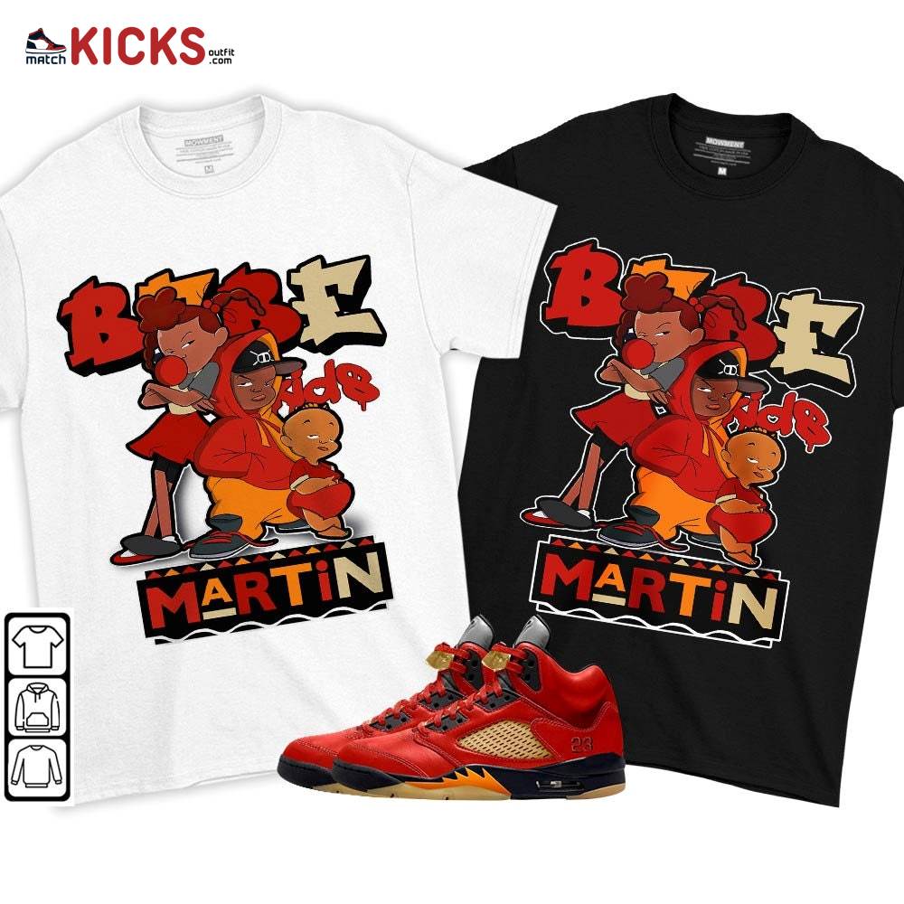 Martin Babe’s Kids 90s Sneaker Shirt Match 5 Dunk On Mars, Jordan 5 Mars For Her MKO T-Shirt Martin Babe’s Kids 90s Sneaker Shirt Match 5 Dunk On Mars, Jordan 5 Mars For Her MKO T-Shirt