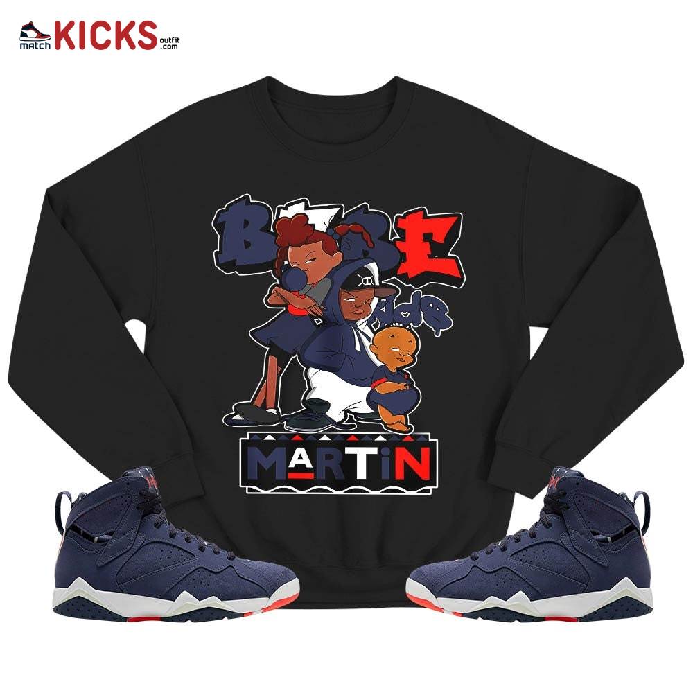 Martin Babe’s Kids 90s Sneaker Shirt Match 7 Neutral Indigo, Jordan 7 Quai 54 MKO T-Shirt Martin Babe’s Kids 90s Sneaker Shirt Match 7 Neutral Indigo, Jordan 7 Quai 54 MKO T-Shirt