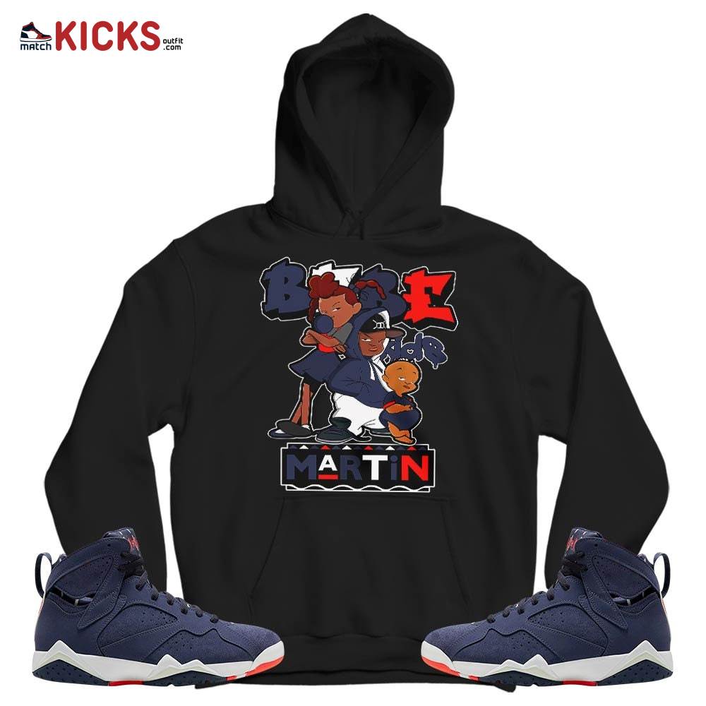 Martin Babe’s Kids 90s Sneaker Shirt Match 7 Neutral Indigo, Jordan 7 Quai 54 MKO T-Shirt Martin Babe’s Kids 90s Sneaker Shirt Match 7 Neutral Indigo, Jordan 7 Quai 54 MKO T-Shirt