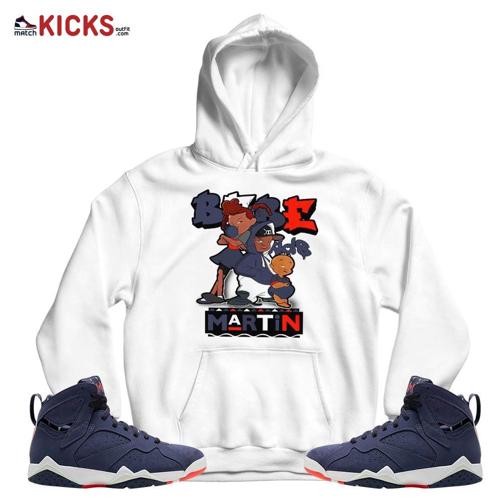 Martin Babe’s Kids 90s Sneaker Shirt Match 7 Neutral Indigo, Jordan 7 Quai 54 MKO T-Shirt Martin Babe’s Kids 90s Sneaker Shirt Match 7 Neutral Indigo, Jordan 7 Quai 54 MKO T-Shirt