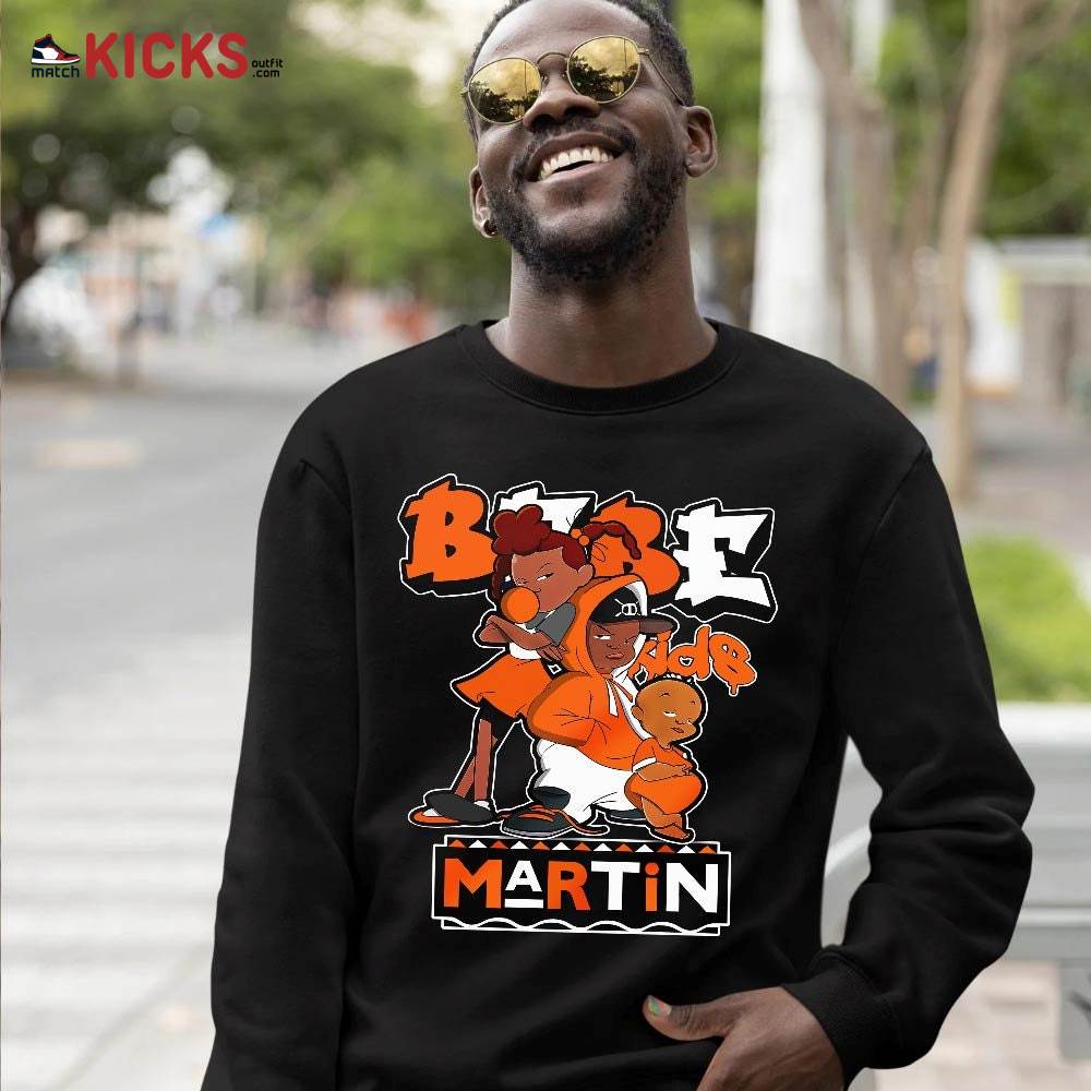 Martin Babe’s Kids 90s Sneaker Shirt Match Dunk Low Orange Black, Dunk Low Patent Halloween MKO T-Shirt Martin Babe’s Kids 90s Sneaker Shirt Match Dunk Low Orange Black, Dunk Low Patent Halloween MKO T-Shirt