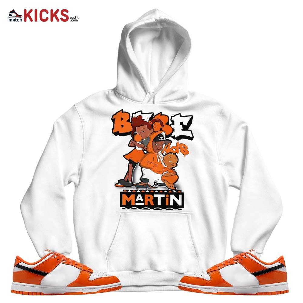 Martin Babe’s Kids 90s Sneaker Shirt Match Dunk Low Orange Black, Dunk Low Patent Halloween MKO T-Shirt Martin Babe’s Kids 90s Sneaker Shirt Match Dunk Low Orange Black, Dunk Low Patent Halloween MKO T-Shirt