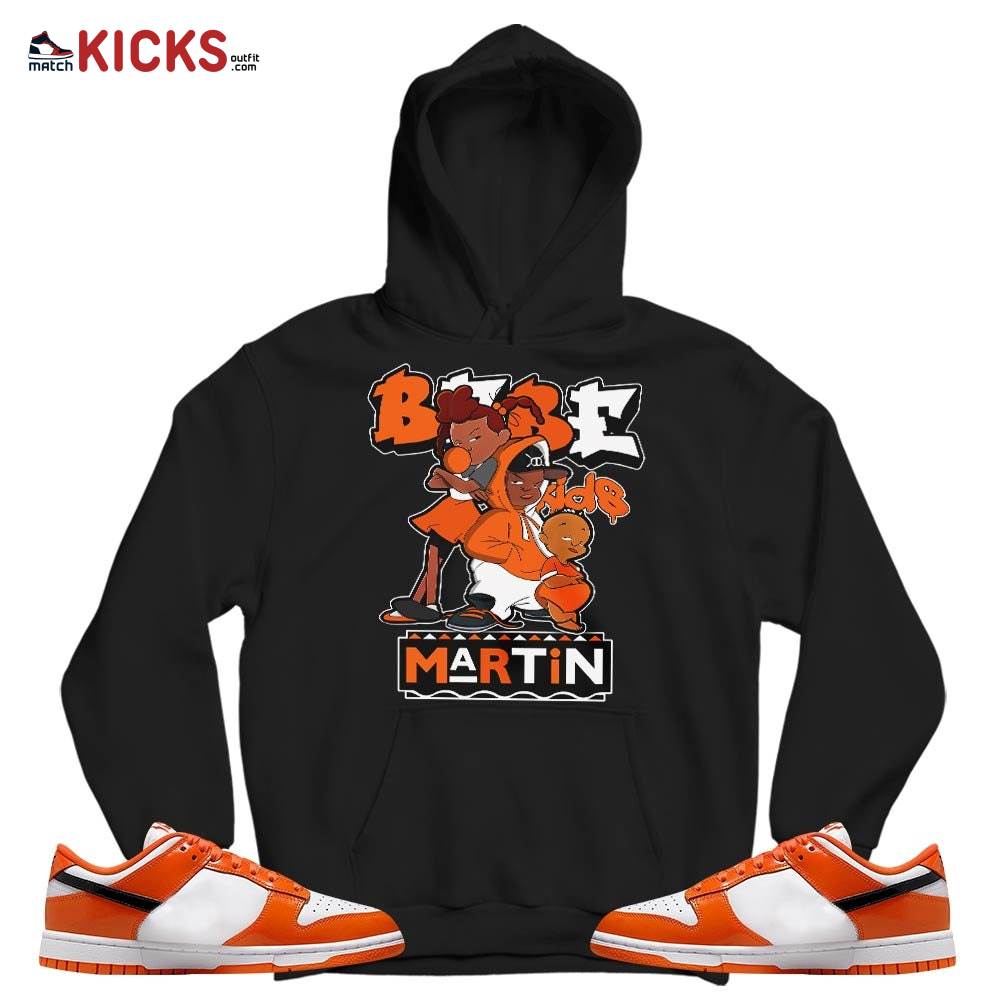 Martin Babe’s Kids 90s Sneaker Shirt Match Dunk Low Orange Black, Dunk Low Patent Halloween MKO T-Shirt Martin Babe’s Kids 90s Sneaker Shirt Match Dunk Low Orange Black, Dunk Low Patent Halloween MKO T-Shirt