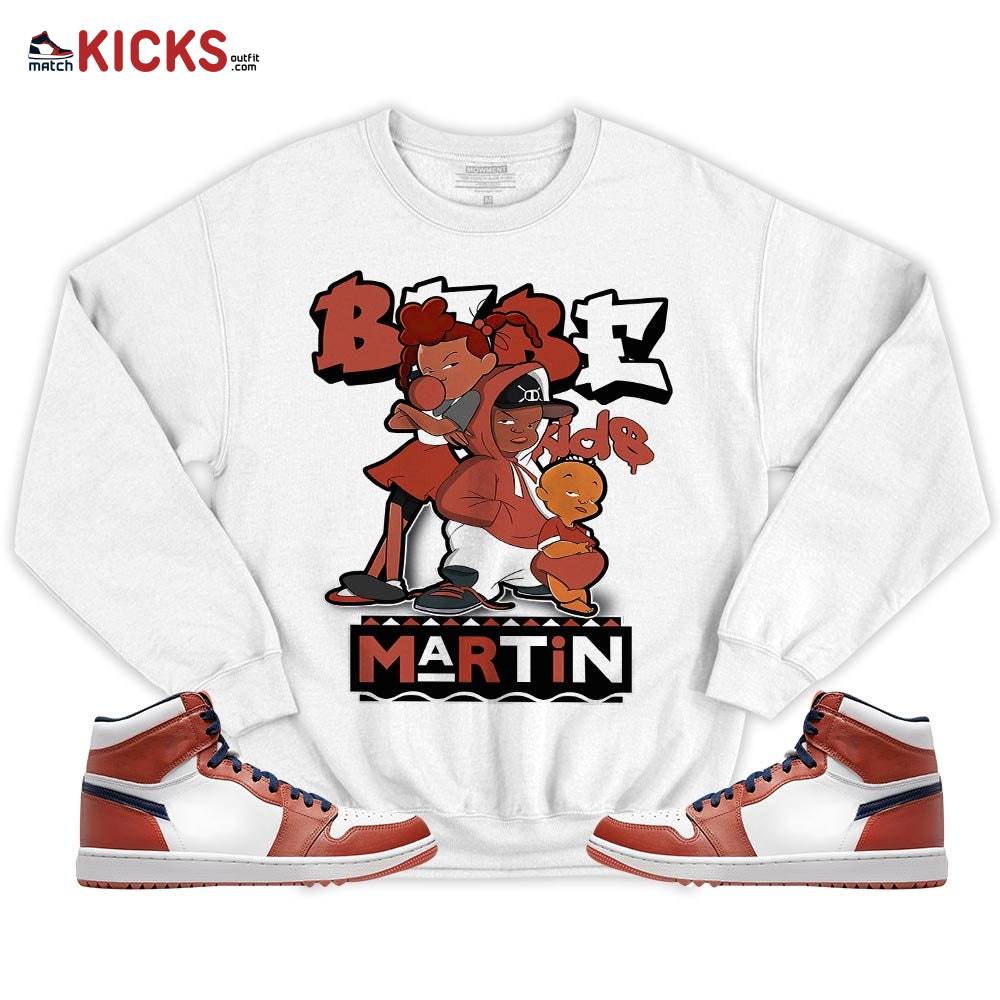 Martin Babe’s Kids 90s Sneaker Shirt Match Eastside Golf 1s, Jordan 1 High Eastside Golf MKO T-Shirt Martin Babe’s Kids 90s Sneaker Shirt Match Eastside Golf 1s, Jordan 1 High Eastside Golf MKO T-Shirt