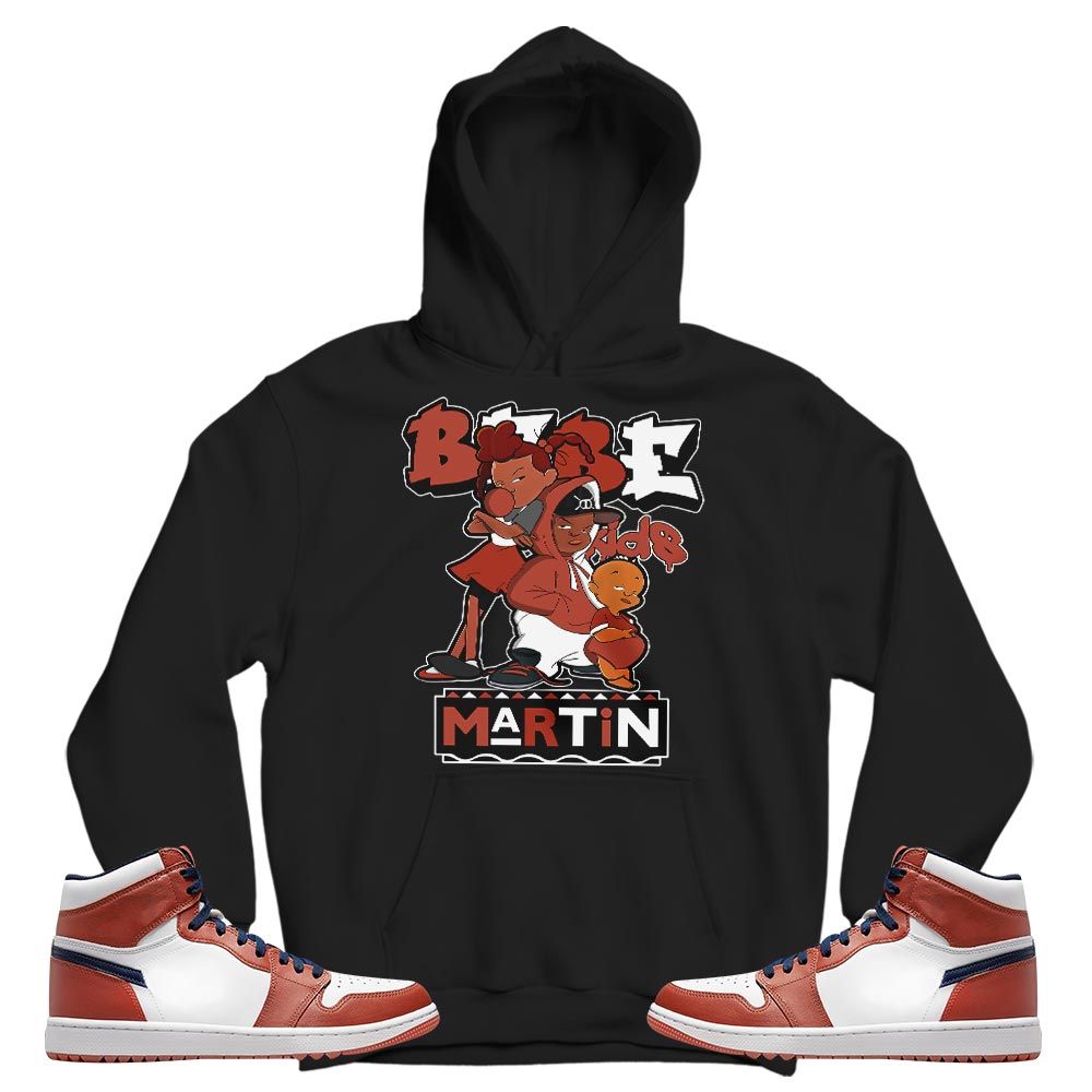 Martin Babes Kids 90s Sneaker Shirt Match Eastside Golf 1s, Jordan 1 High Eastside Golf MKO T-Shirt