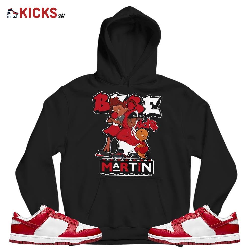 Martin Babe’s Kids 90s Sneaker Shirt Match Low Nature White Gym Red, Dunk Low Gym Red MKO T-Shirt Martin Babe’s Kids 90s Sneaker Shirt Match Low Nature White Gym Red, Dunk Low Gym Red MKO T-Shirt
